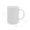 15oz. White Ceramic Sublimation Mugs, 6ct. by Make Market®
